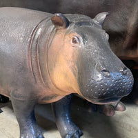 Baby Hippo Life Size Statue