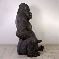 Jumbo Silver Back Gorilla Over Size Statue