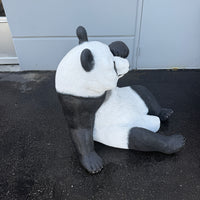 Slouching Panda Life Size Statue