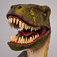 Green Dromarosaurus Dinosaur Life Size Statue