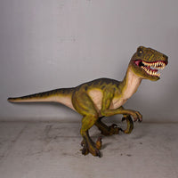 Green Dromarosaurus Dinosaur Life Size Statue