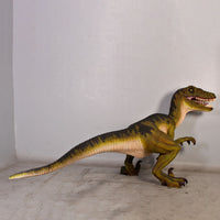 Green Dromarosaurus Dinosaur Life Size Statue