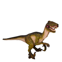 Green Dromarosaurus Dinosaur Life Size Statue