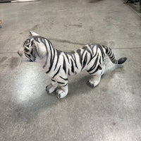 Standing Siberian Tiger Cub Life Size Statue