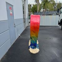 Giant Rainbow Ice Cream Popsicle Over Sized Statue