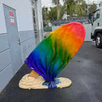 Giant Rainbow Ice Cream Popsicle Over Sized Statue