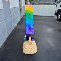 Giant Rainbow Ice Cream Popsicle Over Sized Statue