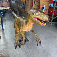 Deinonychus Dinosaur Life Size Statue - LM Treasures 