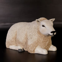 Texelaar Baby Sheep Laying Life Size Statue