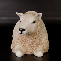 Texelaar Baby Sheep Laying Life Size Statue