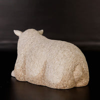 Texelaar Baby Sheep Laying Life Size Statue