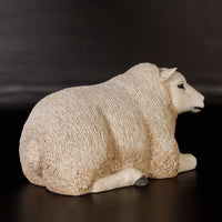 Texelaar Baby Sheep Laying Life Size Statue