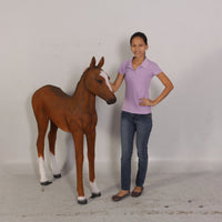 Foal Pony Life Size Statue