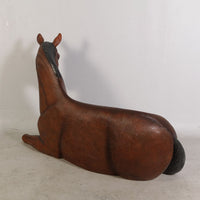 Horse Bench Life Size Statue