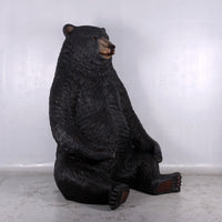 Jumbo Black Bear Life Size Statue