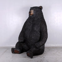 Jumbo Black Bear Life Size Statue