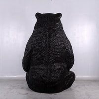 Jumbo Black Bear Life Size Statue