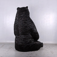 Jumbo Black Bear Life Size Statue