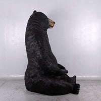 Jumbo Black Bear Life Size Statue