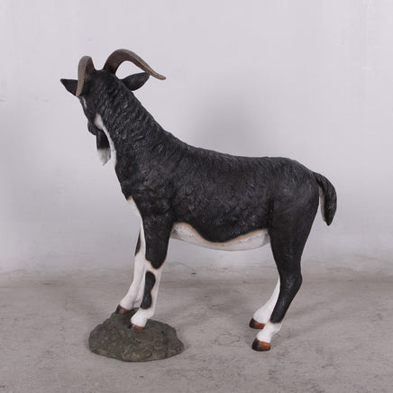 Black Billy Goat Life Size Statue - LM Treasures 