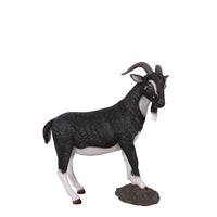 Black Billy Goat Life Size Statue - LM Treasures 