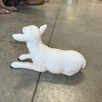 Baby Goat Laying Life Size Statue