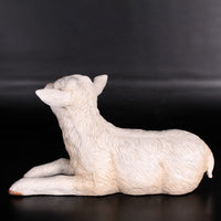 Baby Goat Laying Life Size Statue