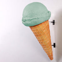 Hanging One Scoop Mint Ice Cream Over Sized Statue