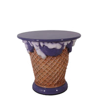 Purple Ice Cream Table Statue