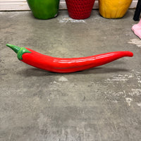 Red Chili Pepper Over Sized Vegetable Statue