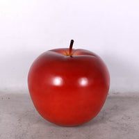 Jumbo Red Apple Over Sized Statue