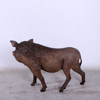 Wild African Warthog Life Size Statue