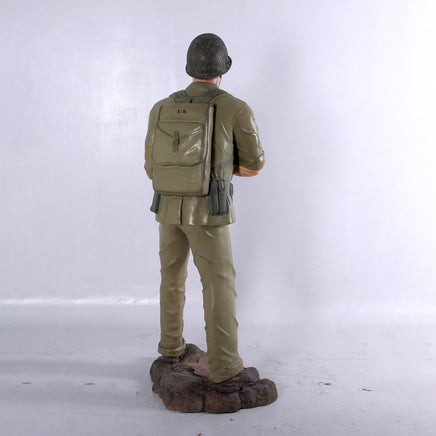 Soldier WWII Life Size Military Statue - LM Treasures 