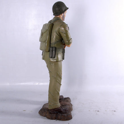 Soldier WWII Life Size Military Statue - LM Treasures 