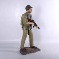 Soldier WWII Life Size Military Statue - LM Treasures 