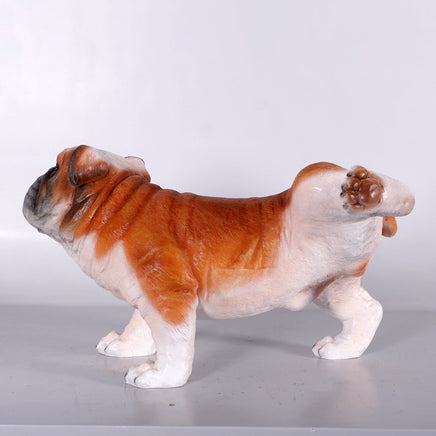 Bulldog Peeing Life Size Statue - LM Treasures 