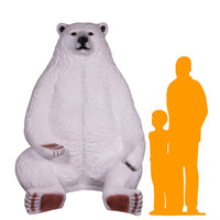 Jumbo Polar Bear Statue