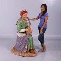 Nativity King Melchior Christmas Life Size Statue