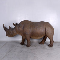 Rhinoceros Life Size Statue