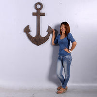 Large Anchor Life Size Statue