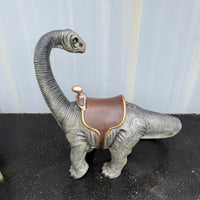 Baby Apatosaurus Dinosaur With Saddle Life Size Statue