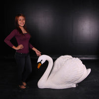 Large Swan Life Size Statue