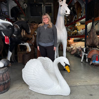 Large Swan Life Size Statue