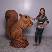 Large Squirrel Life Size Statue