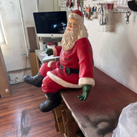 Sitting Santa Claus Small Christmas Statue