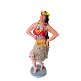 Hawaiian Hula Girl Life Size Statue