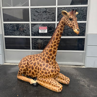 Sitting Giraffe Life Size Statue