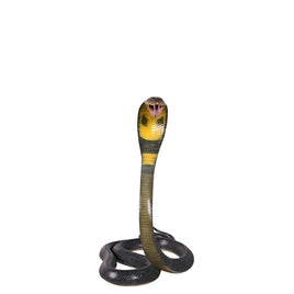 King Cobra Snake Life Size Statue