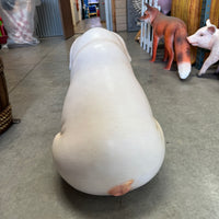 Comic Pig Sitting Life Size Statue