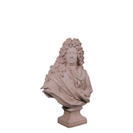 Louis XIV Stone Bust Life Size Statue